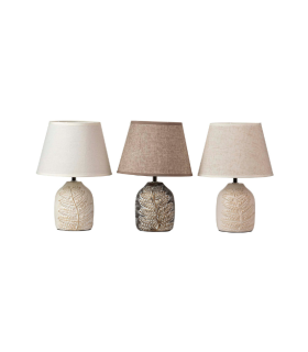 LAMPARA SOBREMESA CERAMICA 23X23X31CM