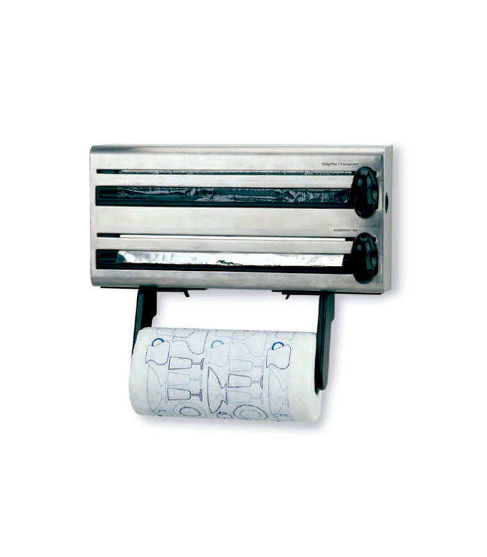 PORTARROLLOS COCINA MULTI.PARED INOX.18/10