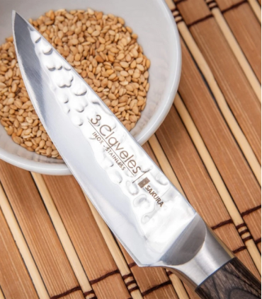 CUCHILLO FORJADO VERDURAS SAKURA 9CM 3.5" E 3C