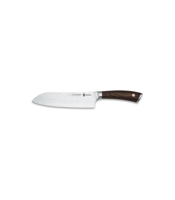 CUCHILLO FORJADO SANTOKU SAKURA 17.5CM 7" E 3C