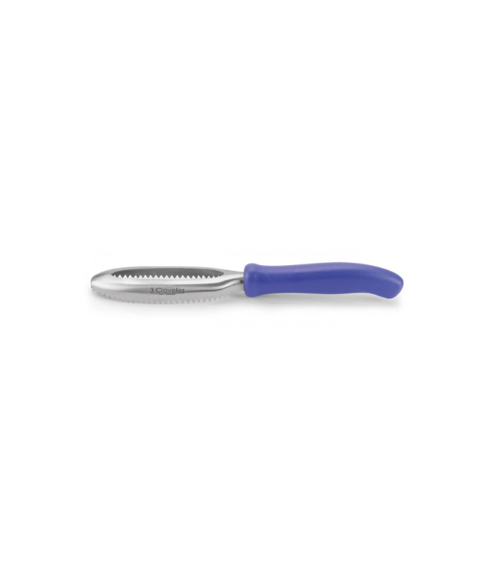 QUITA ESCAMAS PROFESIONAL INOX MANGO POLIPROPILENO 27CM C3C
