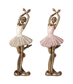 FIGURA BAILARINA RESINA SURTIDOS 13X12X32CM