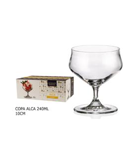 JGO. 6 COPA  ALCA HELADO/MARISCO 240ML 10CM