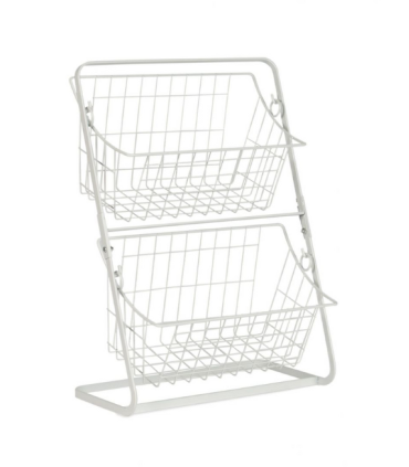 ESTANTE METAL BLANCO
