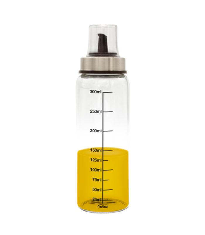 ACEITERA VIDRIO INOX ANTIGOTEO 30CL