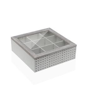 CAJA DE TE TEXTURA BLANCA