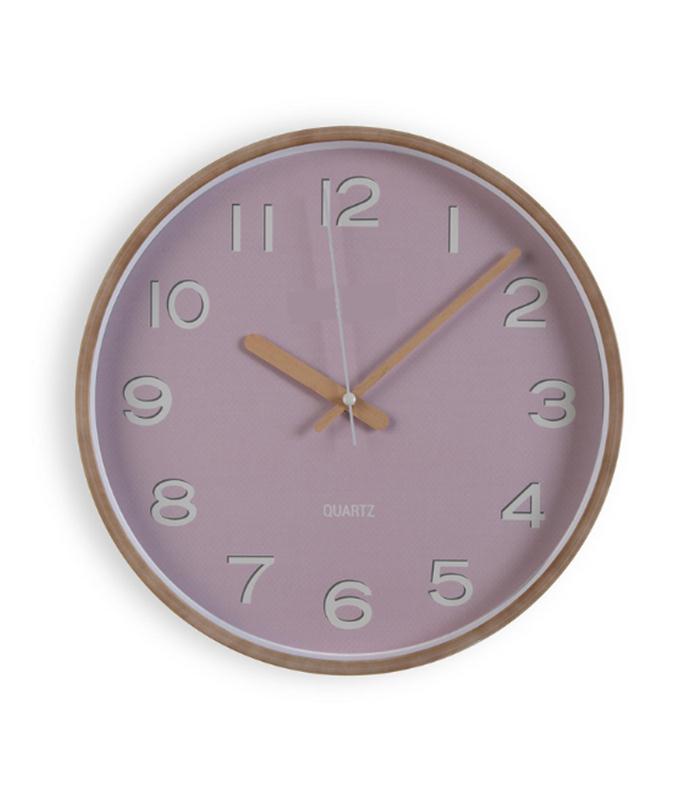RELOJ ROSA 30CM