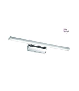 APLIQUE BAÑO CROMO 8W 4500K ROT. ORIENTAB