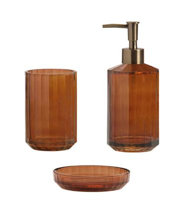 JABONERA CRISTAL MARRON