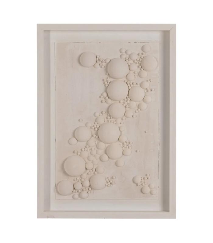 CUADRO PINTURA RELIEVE MADERA 50X6X70CM