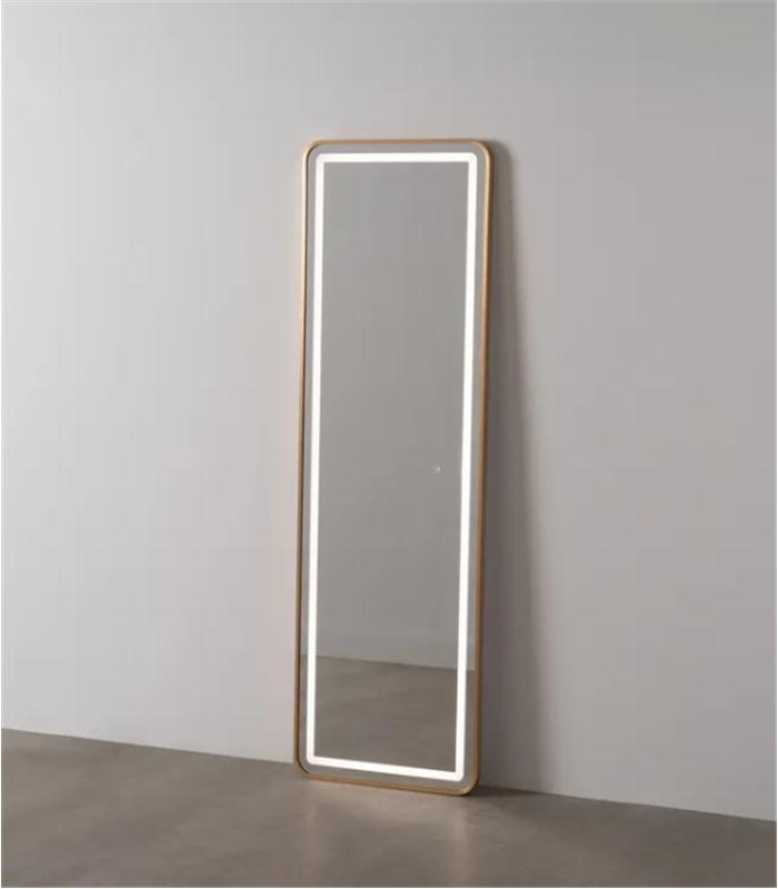 ESPEJO VESTIDOR CON LUZ LED 50X3X160CM