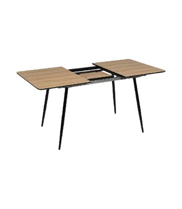 MESA EXTENSIBLE NATURAL DM-METAL SALON 120X80X75CM