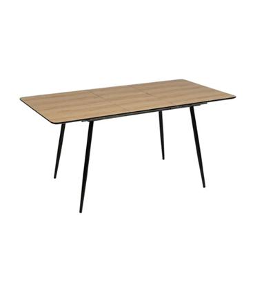 MESA EXTENSIBLE NATURAL DM-METAL SALON 120X80X75CM