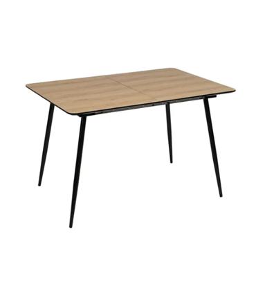 MESA EXTENSIBLE NATURAL DM-METAL SALON 120X80X75CM