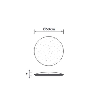 PLAFON LED 50W BASIC 4000K 3900LM