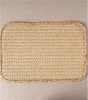 MANTEL INDIVIDUAL 30X45CMBEIGE OKAPI