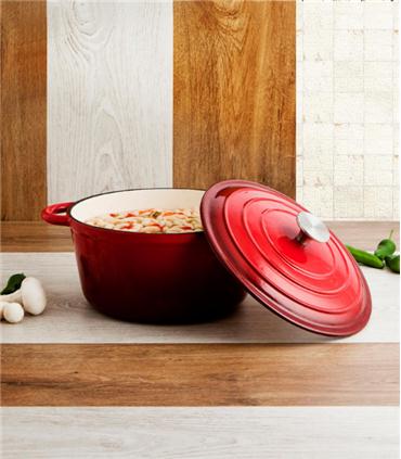 COCOTTE 24CM 3.7L H.FUND.ESMAL FIERRO 