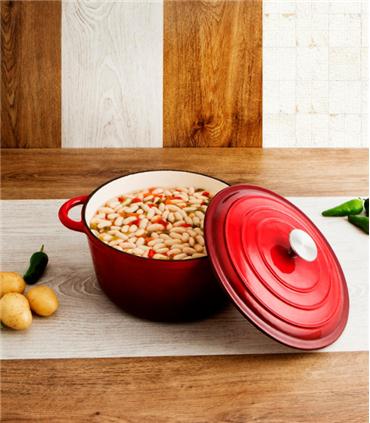 COCOTTE 24CM 3.7L H.FUND.ESMAL FIERRO 