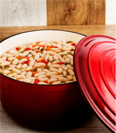 COCOTTE 24CM 3.7L H.FUND.ESMAL FIERRO 