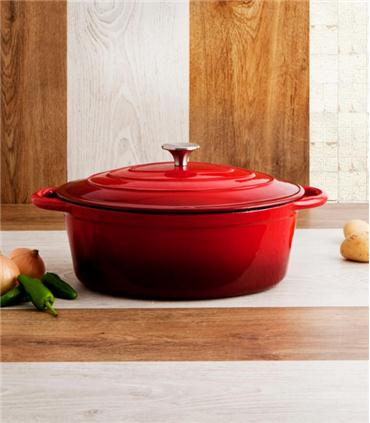 COCOTTE 30X23 4.3L H.FUND ESMAL FIERRO