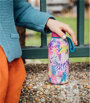 BOTELLA TERMICA INFANTIL CORREA ZEBRA