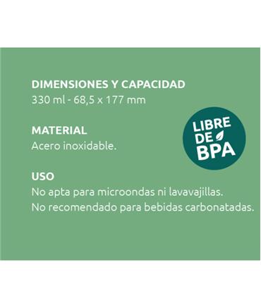 BOTELLA TERMICA INFANTIL CORREA ZEBRA