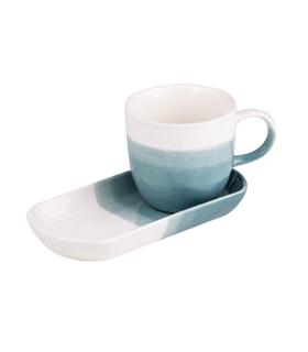 MUG C/PLATO IMMERSE VERDE AZULADO