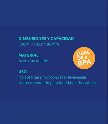 TERMO SOLIDOS INFANTIL ZEBRA