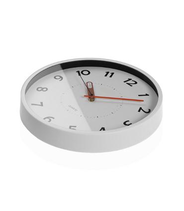 RELOJ PARED BLANCO 30CM
