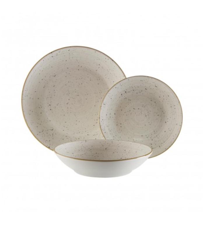 VAJILLA 18 PIEZAS ALBA CREAM