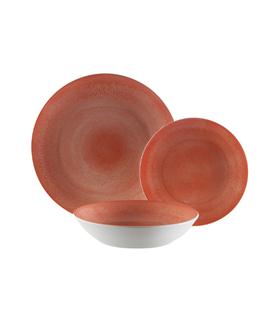 VAJILLA 18 PIEZAS PIA ROSA