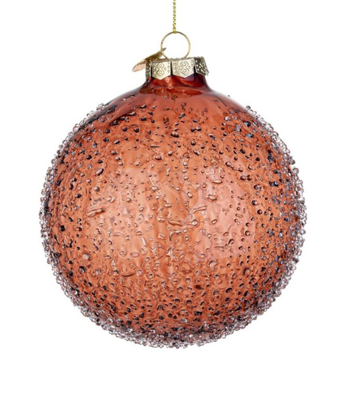 BOLA CRISTAL SATURNO MARRON D100
