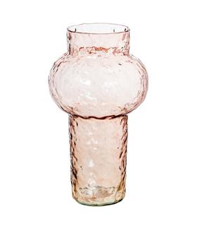JARRON CRISTAL ROSA 15X29CM