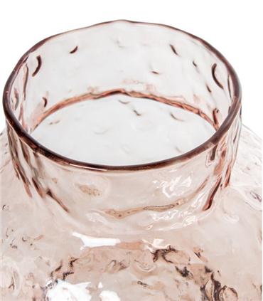 JARRON CRISTAL ROSA 15X29CM