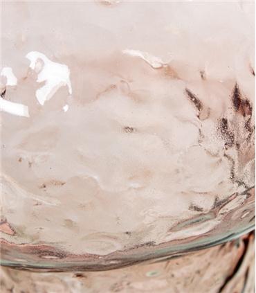JARRON CRISTAL ROSA 15X29CM