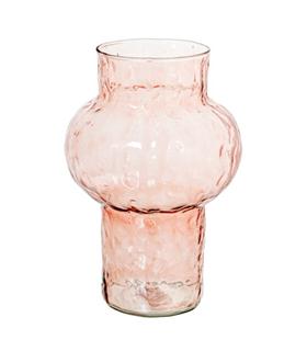 JARRON CRISTAL ROSA 16X24CM