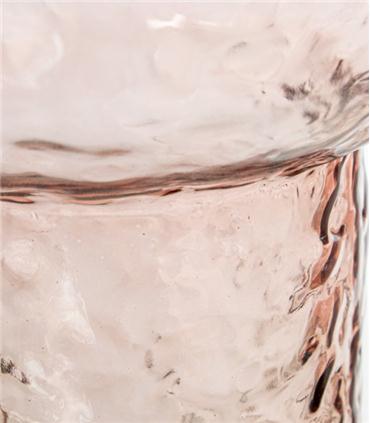 JARRON CRISTAL ROSA 16X24CM