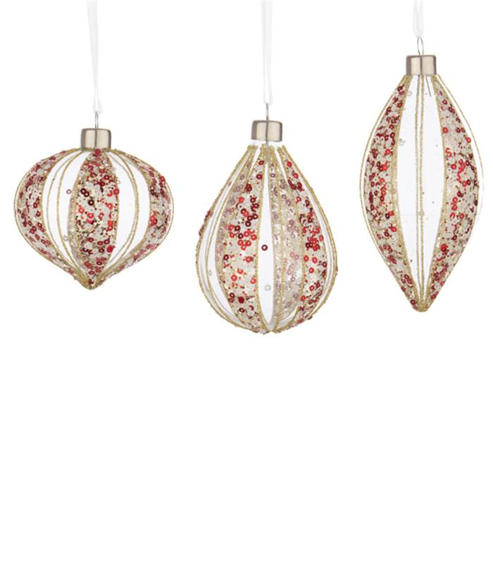 COLGANTE VT SPANGLY ROJO-ORO ASS3