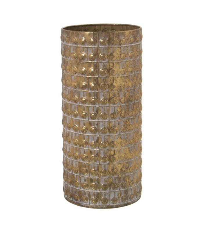 PARAGUERO METAL DORADO 20X43CM