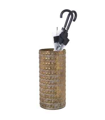 PARAGUERO METAL DORADO 20X43CM