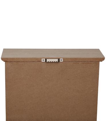 CAJA DE LLAVES BLANCA CON DECORADO DE ROSAS