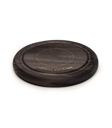 CAMPANA OLFATIVA DE CRISTAL CON BASE DE MADERA