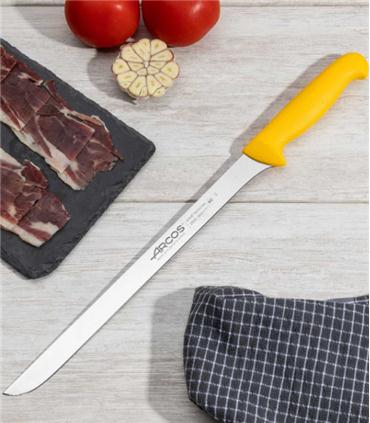 CUCHILLO JAMONERO FLEXIBLE AMARILLO