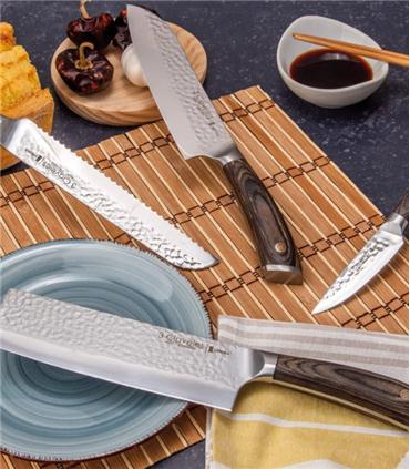 CUCHILLO FORJADO PANERO SAKURA 19CM 7.5" E 3C