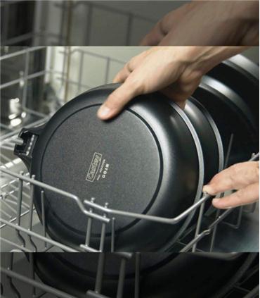 SARTEN INDUCTION 28CM MANGO ROJO