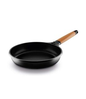 SARTEN INDUCTION 30CM MANGO MADERA CEDRO