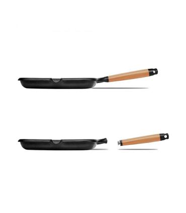 ASADOR INDUCTION 27CM MANGO MADERA CEDRO