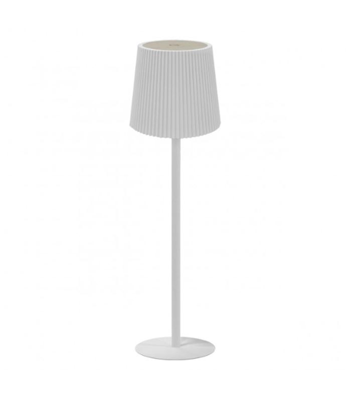 SOBREMESA PIE SUNSET BLANCO LED 5W BATERIA RECARGABLE