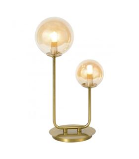 SOBREMESA GALAXIA LATON AMBAR 2X28W G9