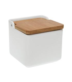 SALERO TAPA BAMBU BLANCO
